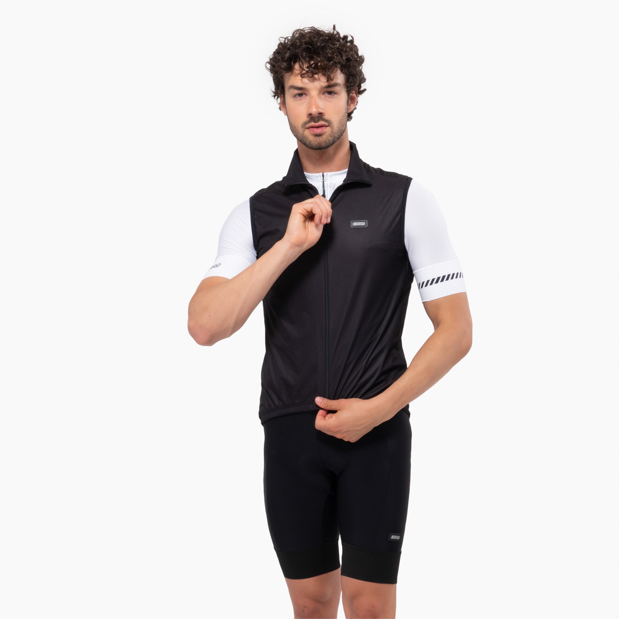 Scicon Gilet Antivento Ciclismo Nero