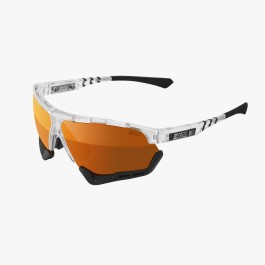 Scicon Sports | Aerocomfort Sport Cycling Performance Sunglasses - Crystal / Bronze - EY15070701
