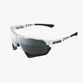 Scicon Sports | Aerocomfort Sport Cycling Performance Sunglasses - Crystal / Silver - EY15080705
