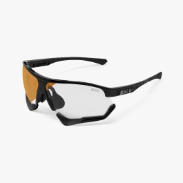 Scicon Sports | Aerocomfort Sport Cycling Performance Sunglasses - Black Gloss / Photocromatic Bronze - EY15170201
