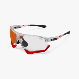 Aerocomfort cycling sunglasses scnxt photochromic frozen frame red lenses EY19160503
