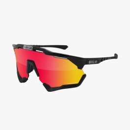 aeroshade xl black gloss frame multimirror red lens