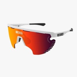 Scicon Sports | Aerowing Lamon Sport Performance Sunglasses - White Gloss / Multimirror Red - EY30060800