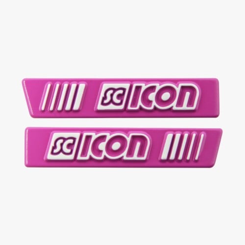 LOGOTIPO METÁLICO PARA GAFAS SCICON