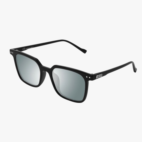 vertec black frame silver lens