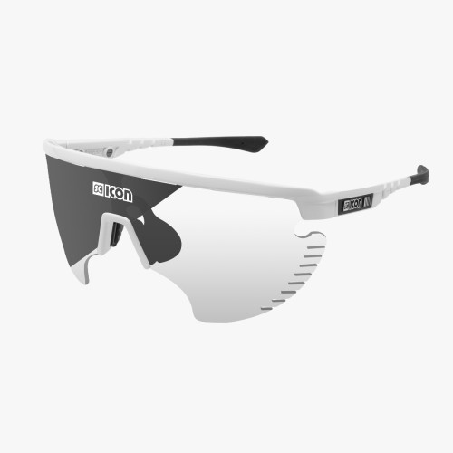 Scicon Sports | Aerowing Lamon Sport Performance Sunglasses - White Gloss / Photocromatic Silver - EY30010800