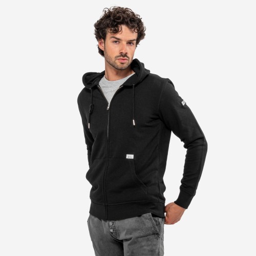 Scicon Sports | Scicon Cotton Zip Hoodie - Black - squadra - HS61702
