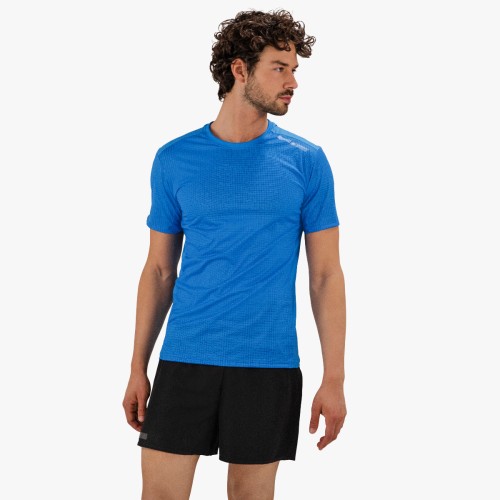 t-shirt technical x-over short sleeve cyan scicon rt11009