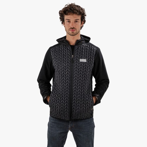 classy hoodie jacket scicon sports black scjw5502