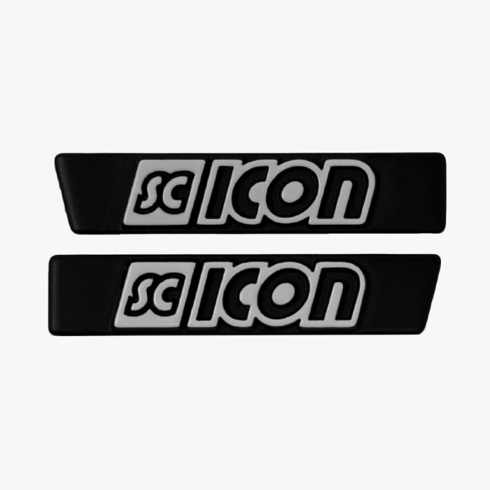 LOGOTIPO METÁLICO PARA GAFAS SCICON