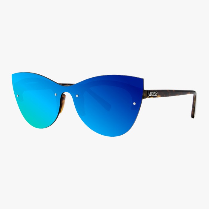 Scicon Sports | Phantom Lifestyle Women's Sunglasses - Demi Frame, Blue Lens - EY180306