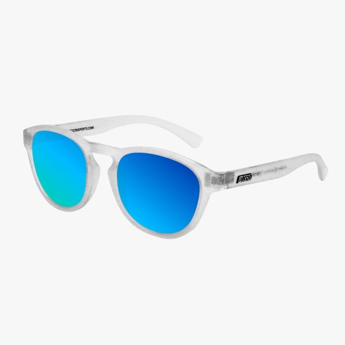 protom frozen white frame blue lens