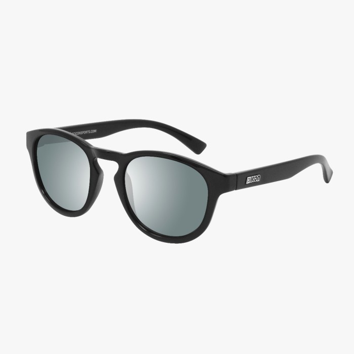 protom black frame silver lens