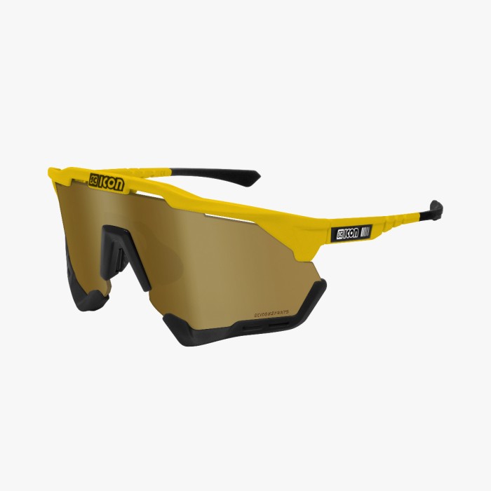 aeroshade xl yellow gloss frame multimirror bronze lens