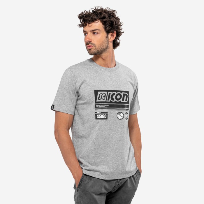 Scicon Sports | SC 1980 Logo Lifestyle Cotton T-shirt - Grey - TS61854