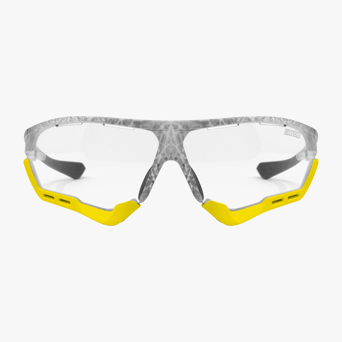 Scicon Sports | Aerocomfort Sport Cycling Performance Sunglasses - Frozen White / Photocromatic Silver - EY15180505