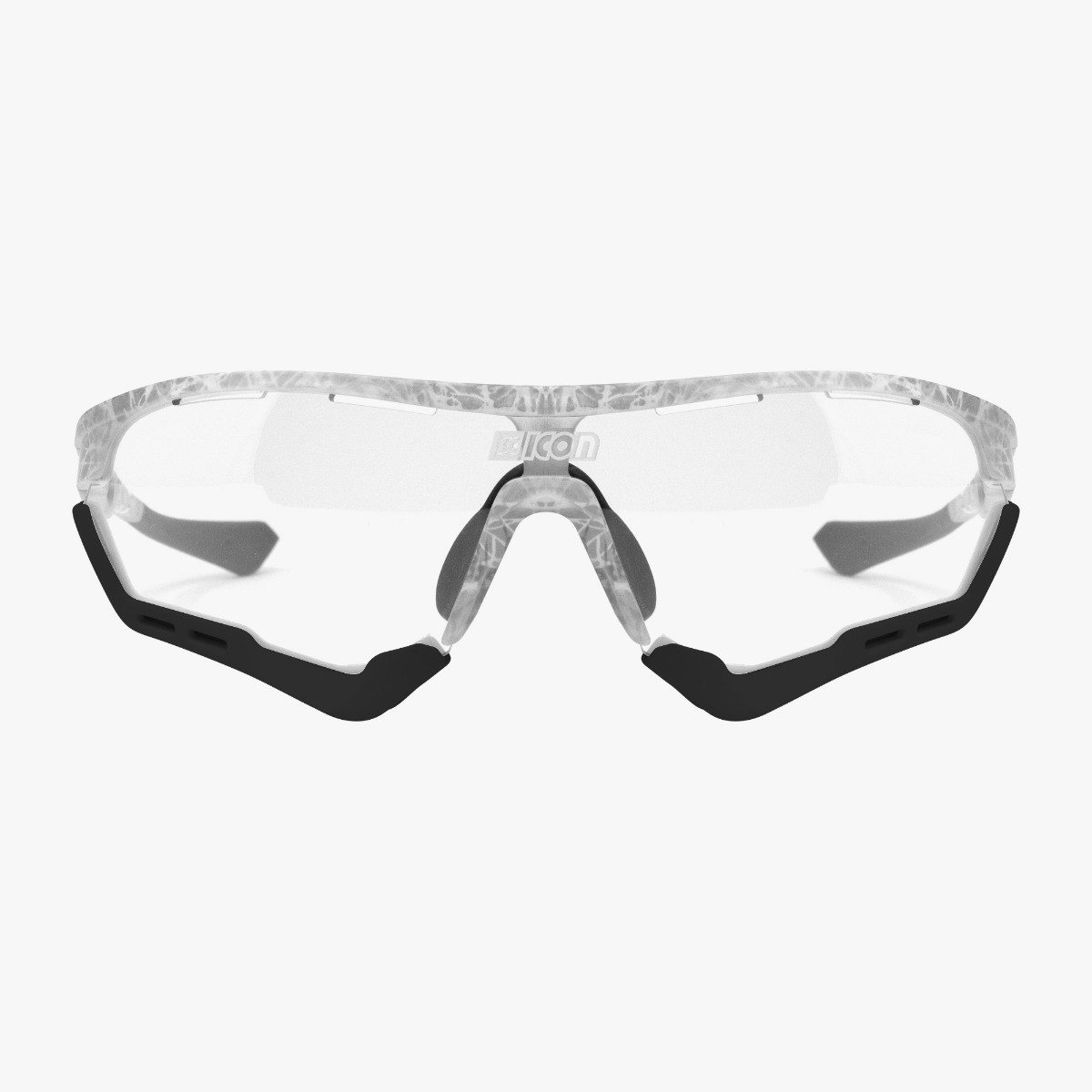 Scicon Sports | Aerotech Sport Cycling Performance Sunglasses - Frozen White / Photocromatic Bronze - EY13170501