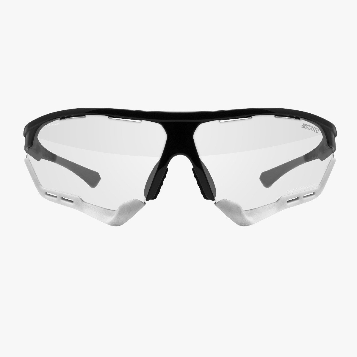 Scicon Sports | Aerocomfort Sport Cycling Performance Sunglasses - Black Gloss / Photocromatic Blue - EY15130202