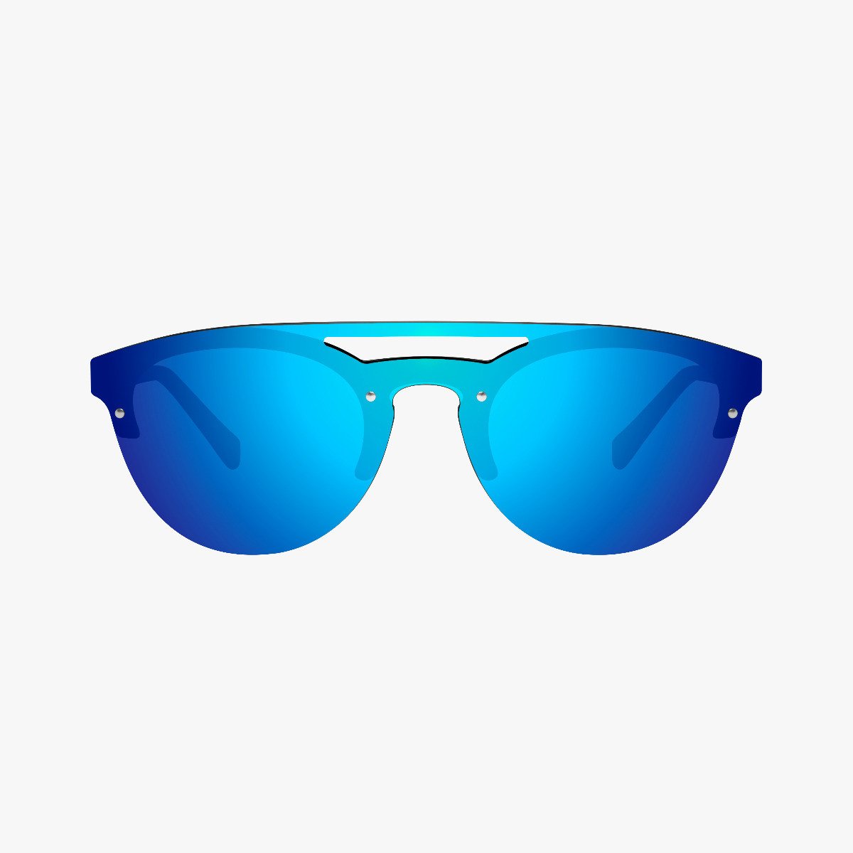 Scicon Sports | Cover Lifestyle Unisex Sunglasses - Black Frame, Blue Lens - EY160302