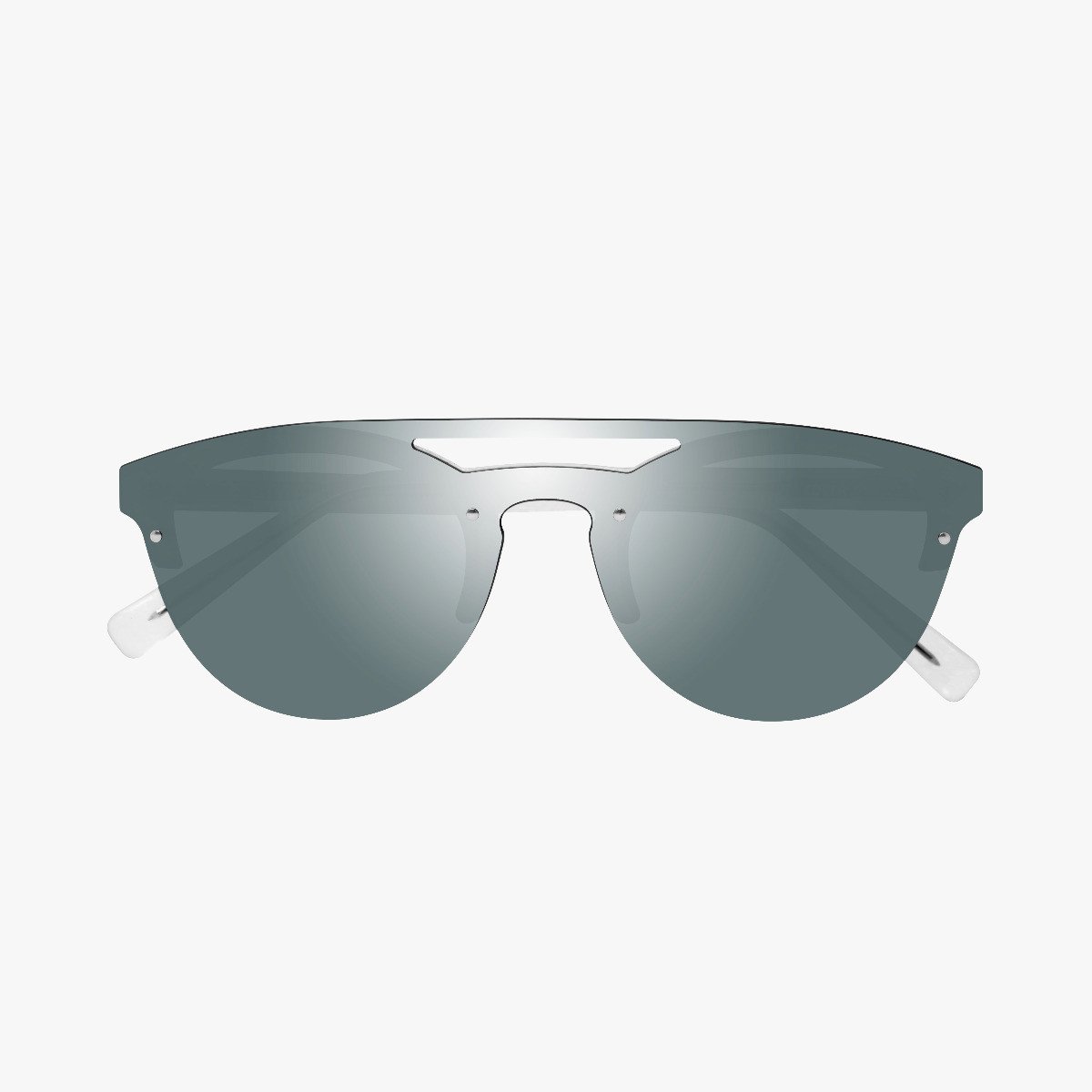 Scicon Sports | Cover Lifestyle Unisex Sunglasses - Frozen Frame, Silver Lens - EY160805