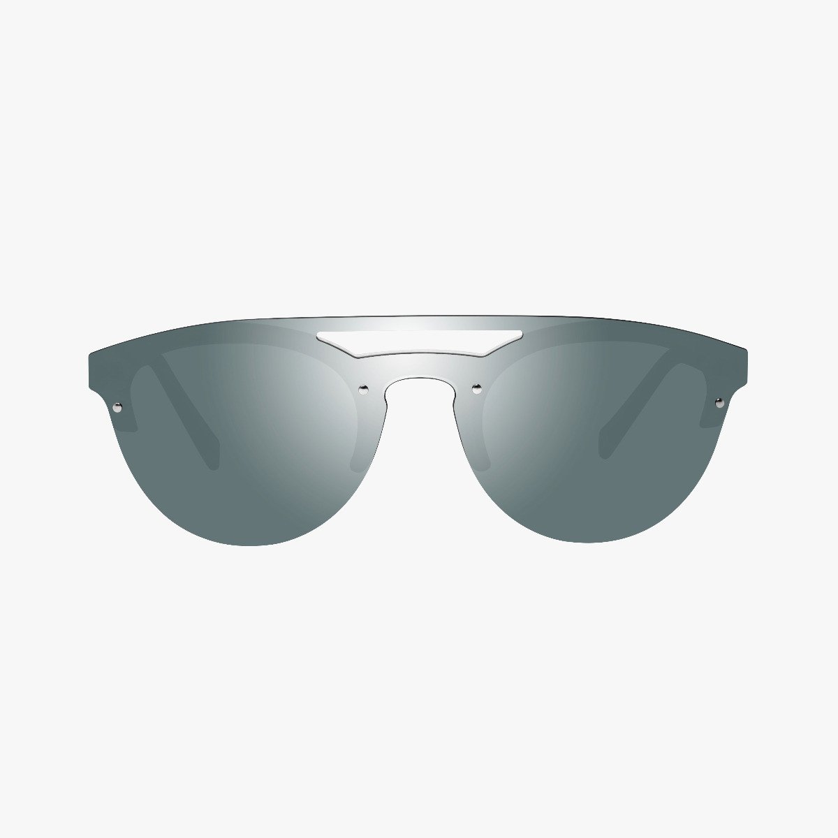 Scicon Sports | Cover Lifestyle Unisex Sunglasses - Frozen Frame, Silver Lens - EY160805