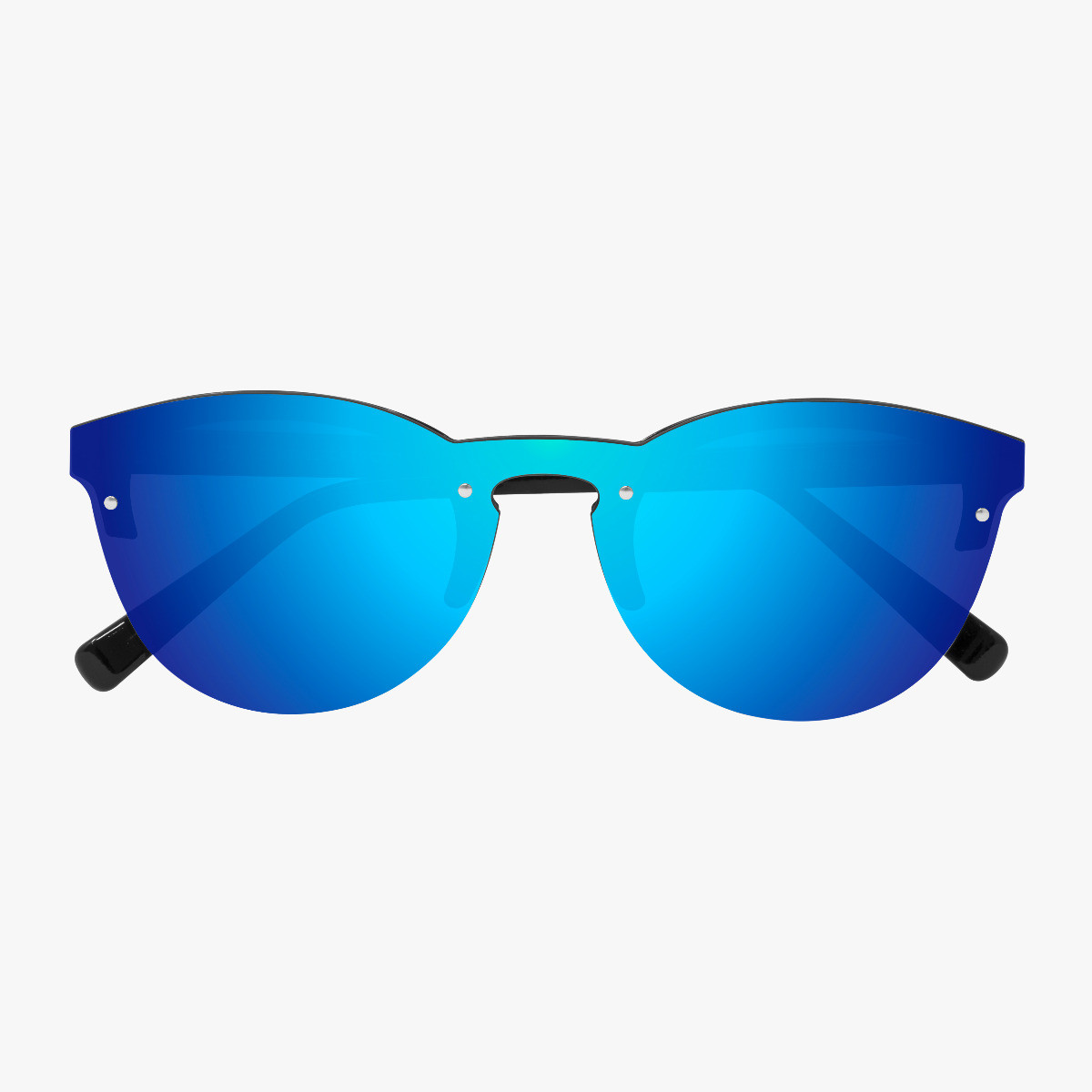 Scicon Sports | Protector Lifestyle Unisex Sunglasses - Black Frame, Blue Lens - EY170302