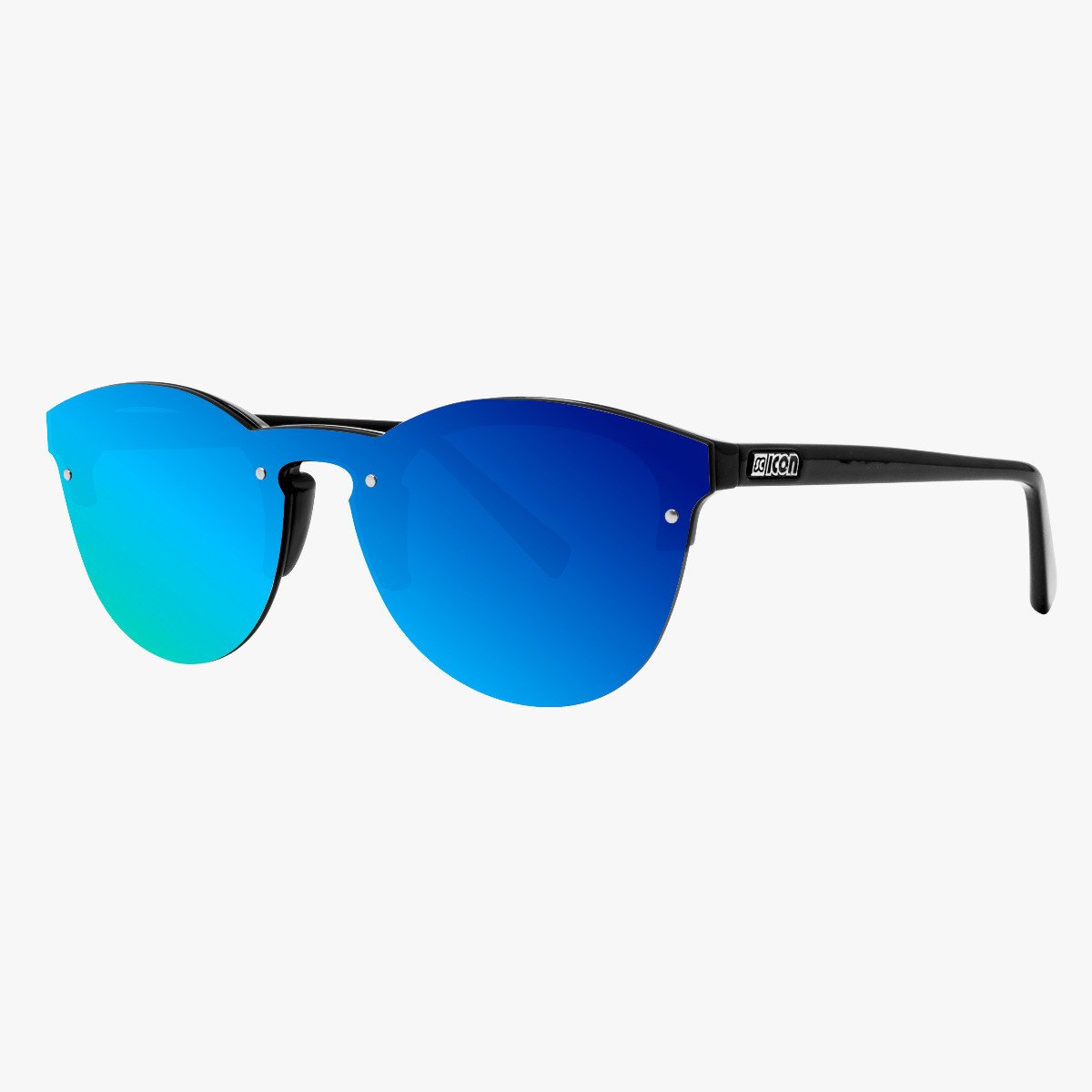 Scicon Sports | Protector Lifestyle Unisex Sunglasses - Black Frame, Blue Lens - EY170302
