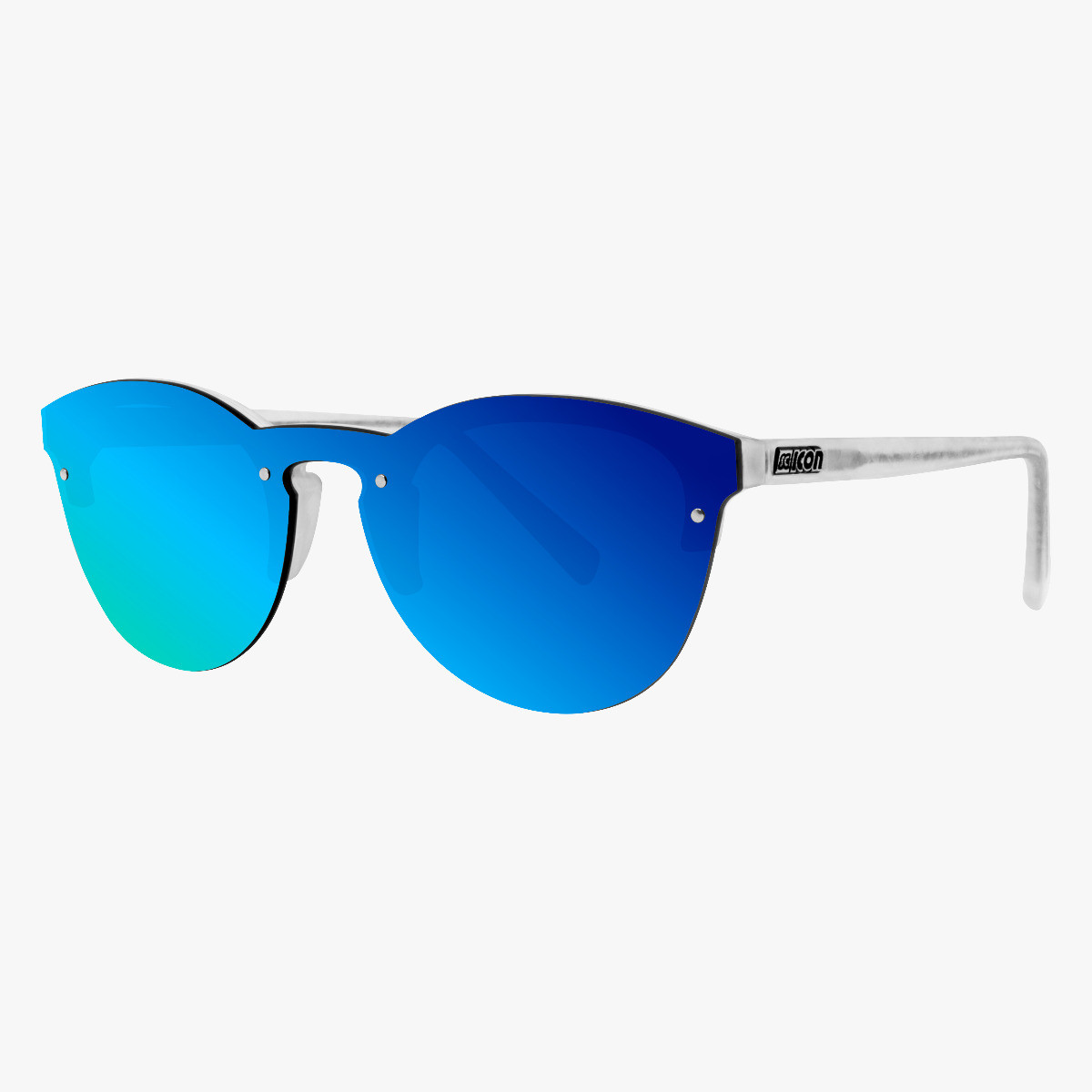 Scicon Sports | Protector Lifestyle Unisex Sunglasses - Frozen Frame, Blue Lens - EY170305