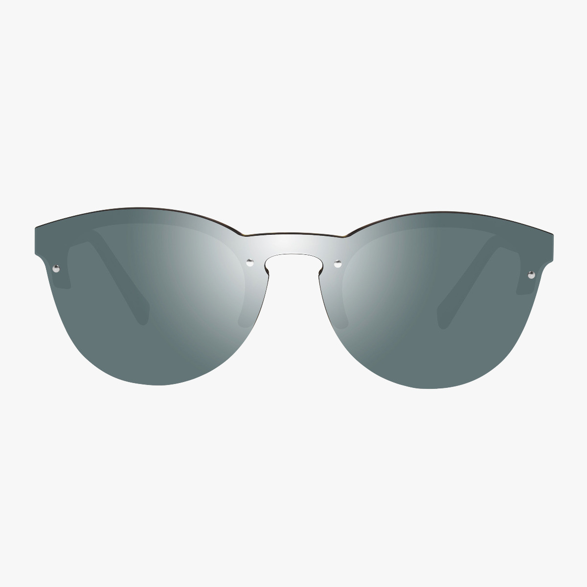 Scicon Sports | Protector Lifestyle Unisex Sunglasses - Demi Frame, Silver Lens - EY170806