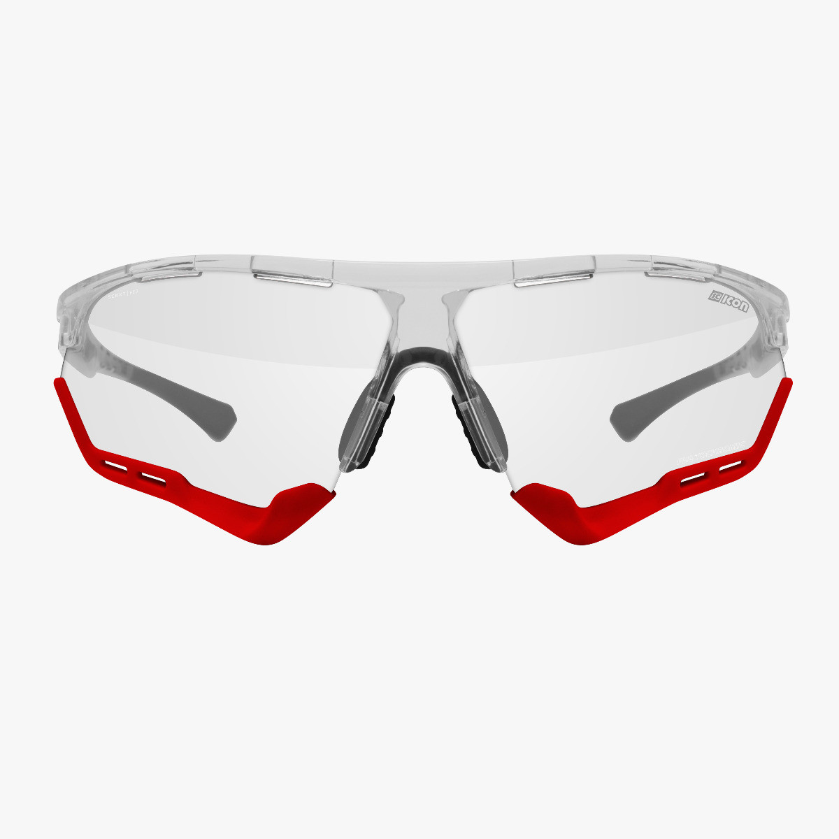 Aerocomfort cycling sunglasses scnxt photochromic crystal frame red lenses EY19160703
