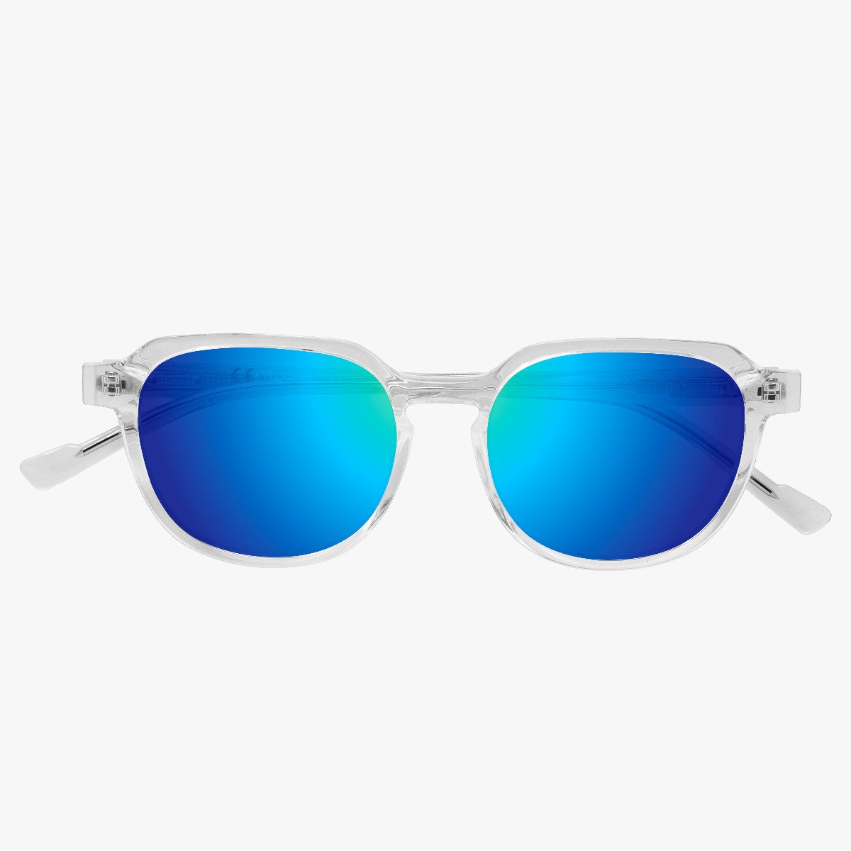 Scicon Sports | Vertex Lifestyle Sunglasses - Crystal Gloss, Multimirror Blu Lens - EY220307