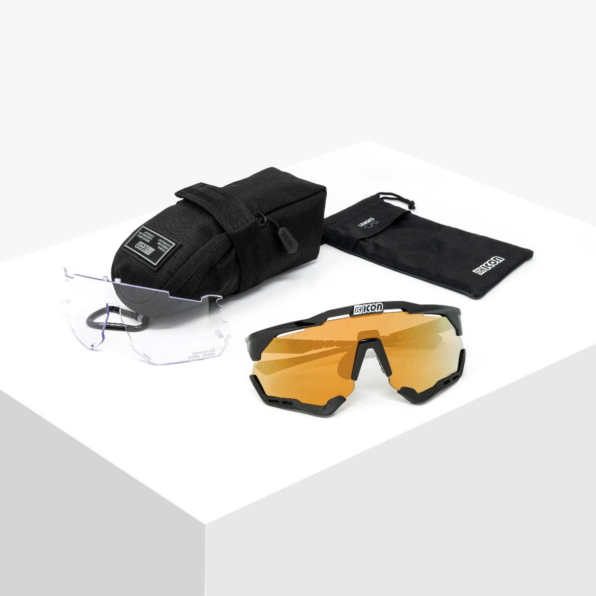 Scicon Sports | Aeroshade XL Carbon Cycling Sunglasses - Carbon Matt / Multimirror Bronze - EY25071201