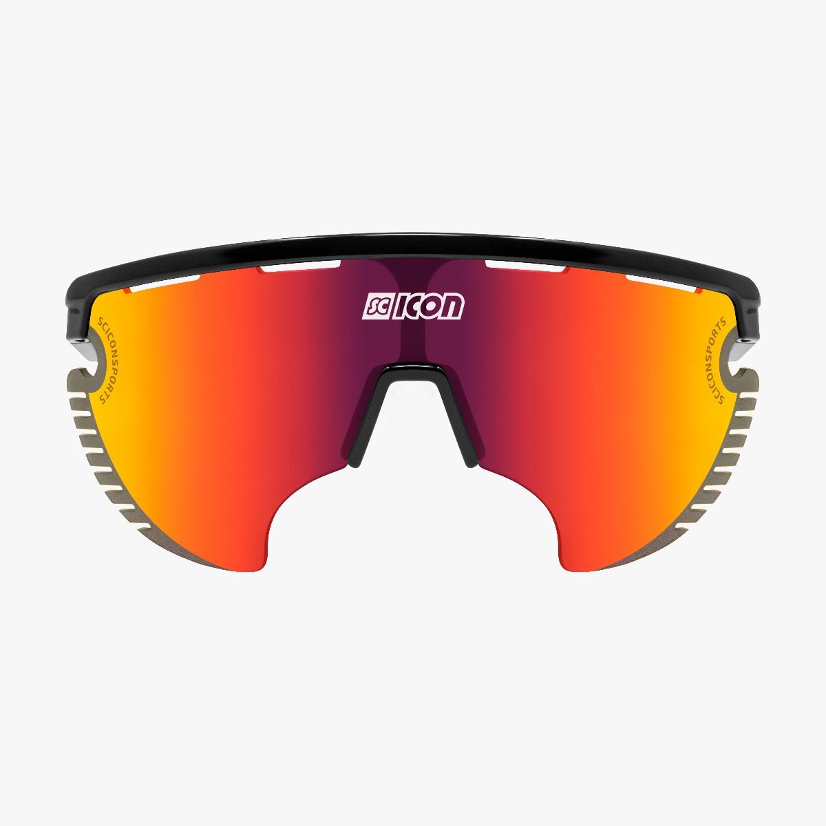 Scicon Sports | Aerowing Lamon Sport Performance Sunglasses - Black Gloss / Multimirror Red - EY30060200
