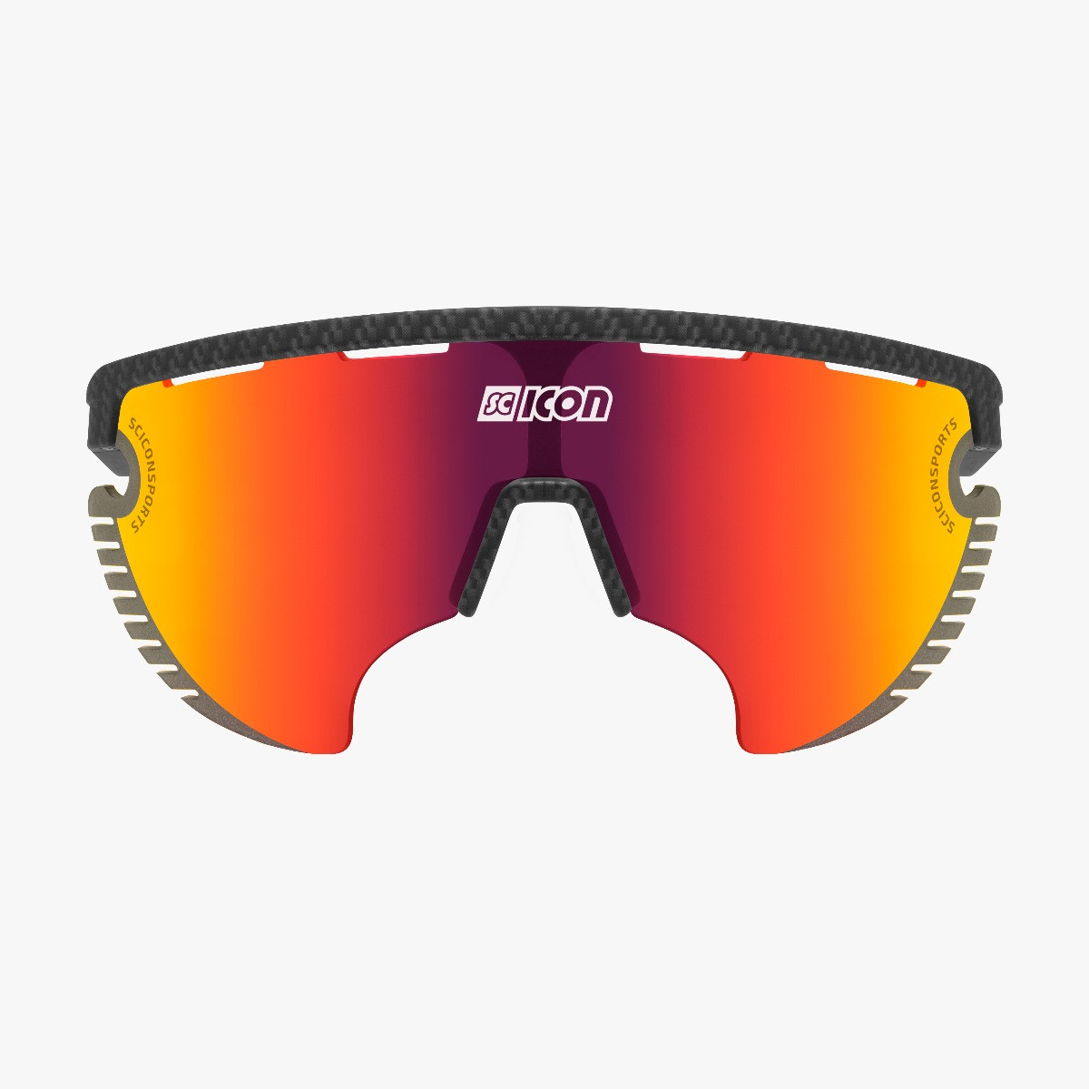 Scicon Sports | Aerowing Lamon Sport Performance Sunglasses - Carbon Matt / Multimirror Red - E30061200