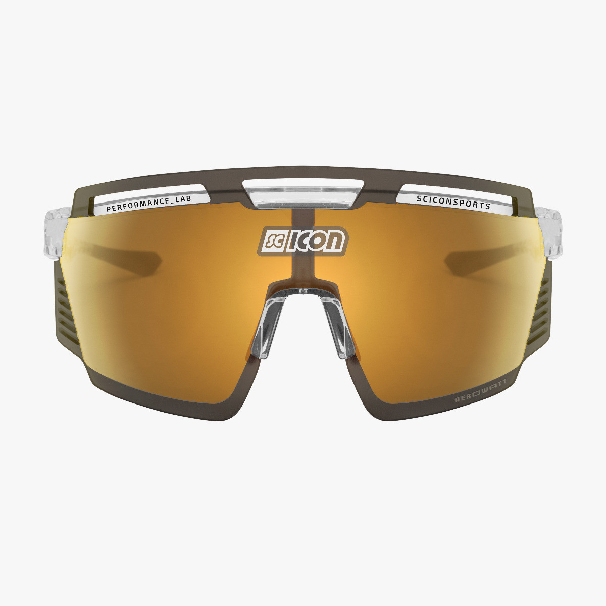 Crystal Gloss/Multimirror Bronze Aerowatt Sport Sunglasses