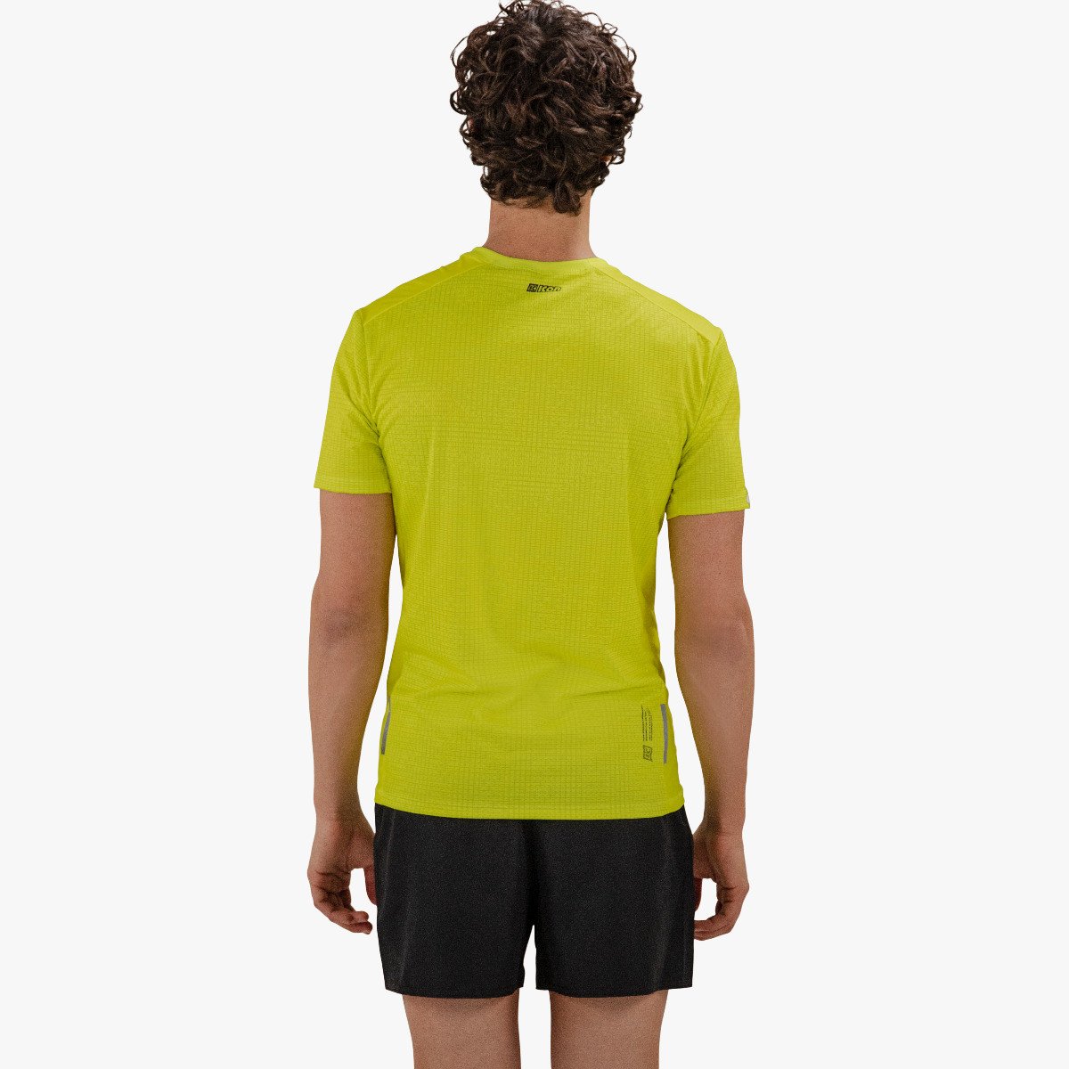 t-shirt technical x-over short sleeve yelllow fluo scicon rt11010