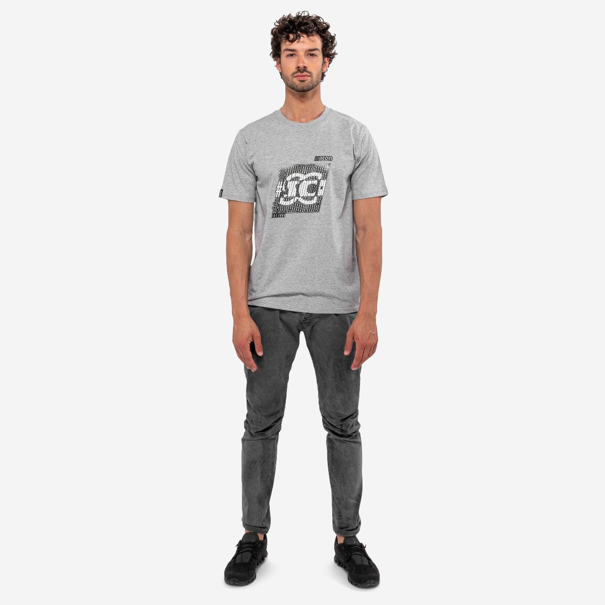 Scicon Sports | SC #IOVADOINBICI Logo Lifestyle Cotton T-shirt - Grey - TS61864