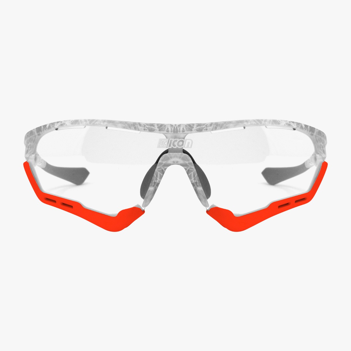Scicon Sports | Aerotech Sport Cycling Performance Sunglasses - Frozen White / Photocromatic Red - EY13160503