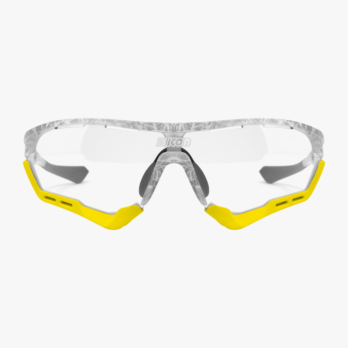 Scicon Sports | Aerotech Sport Cycling Performance Sunglasses - Frozen White / Photocromatic Silver - EY13180505