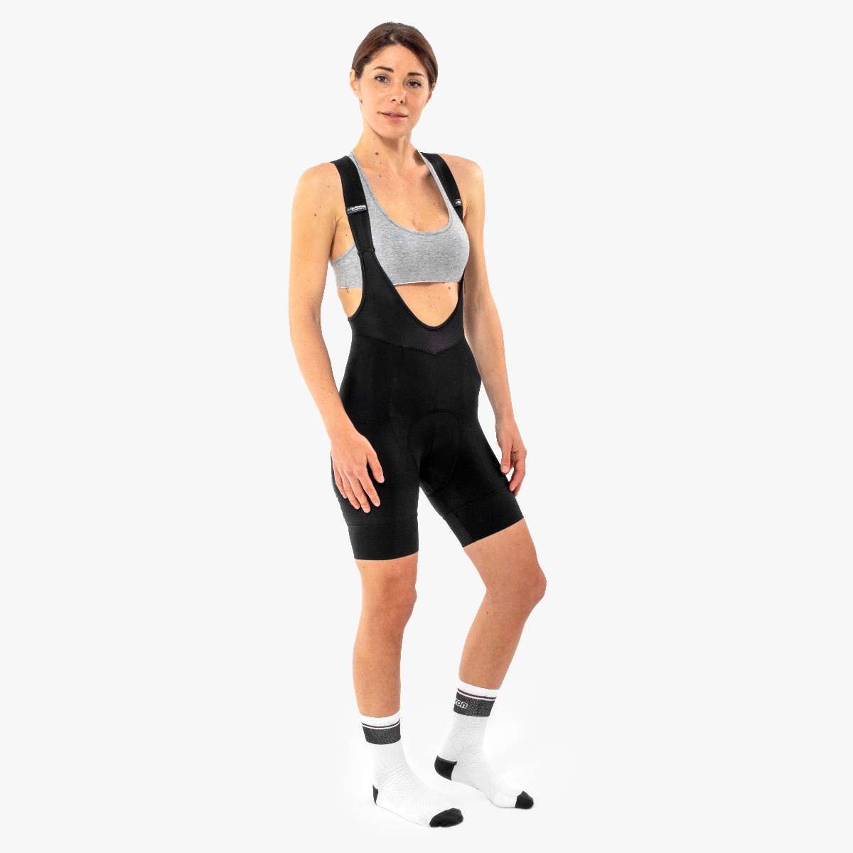 X-OVER CYCLING BIB SHORTS - WOMEN