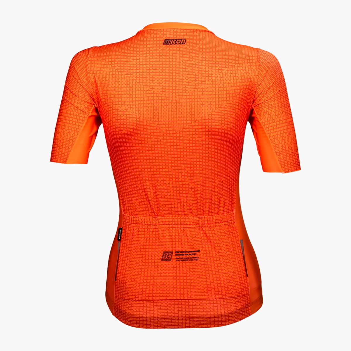 cjw11008 women cycling jersey x over 9 5 summer short sleeve orange fluo scicon