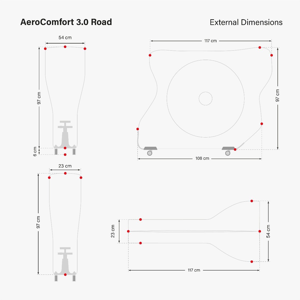 AEROCOMFORT 3.0 RENNRAD TASCHE