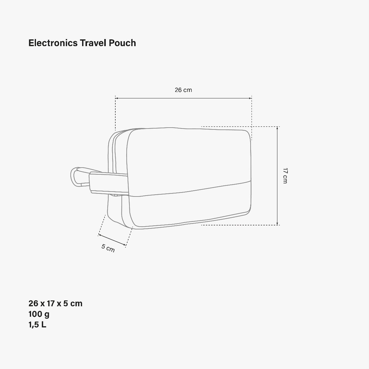 BOLSA DE VIAJE PARA ELECTRÓNICA