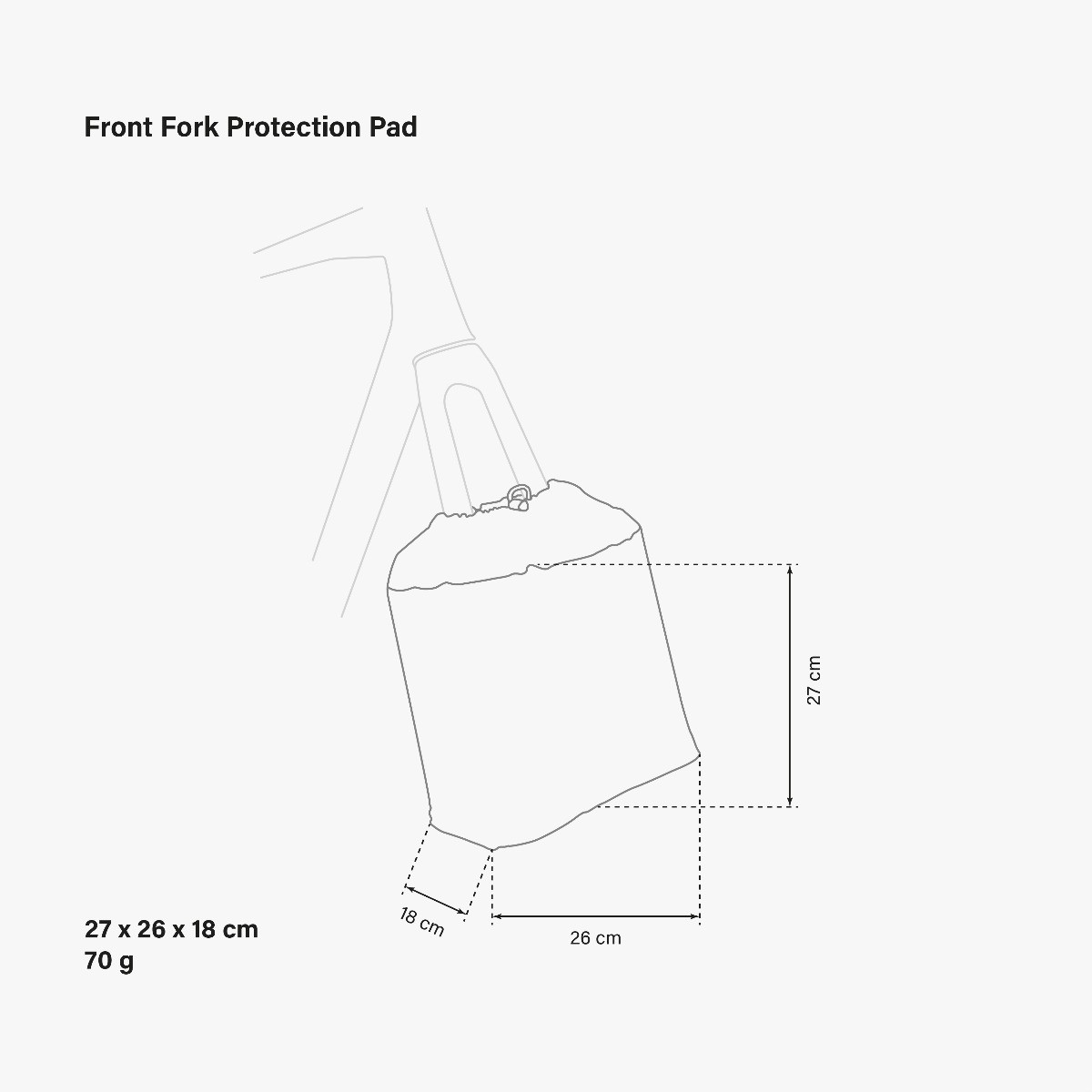 FRONT FORK PROTECTION PAD