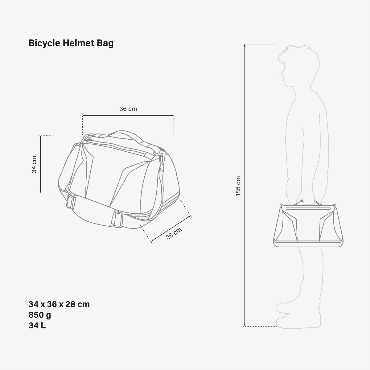 BICYCLE HELMET BAG