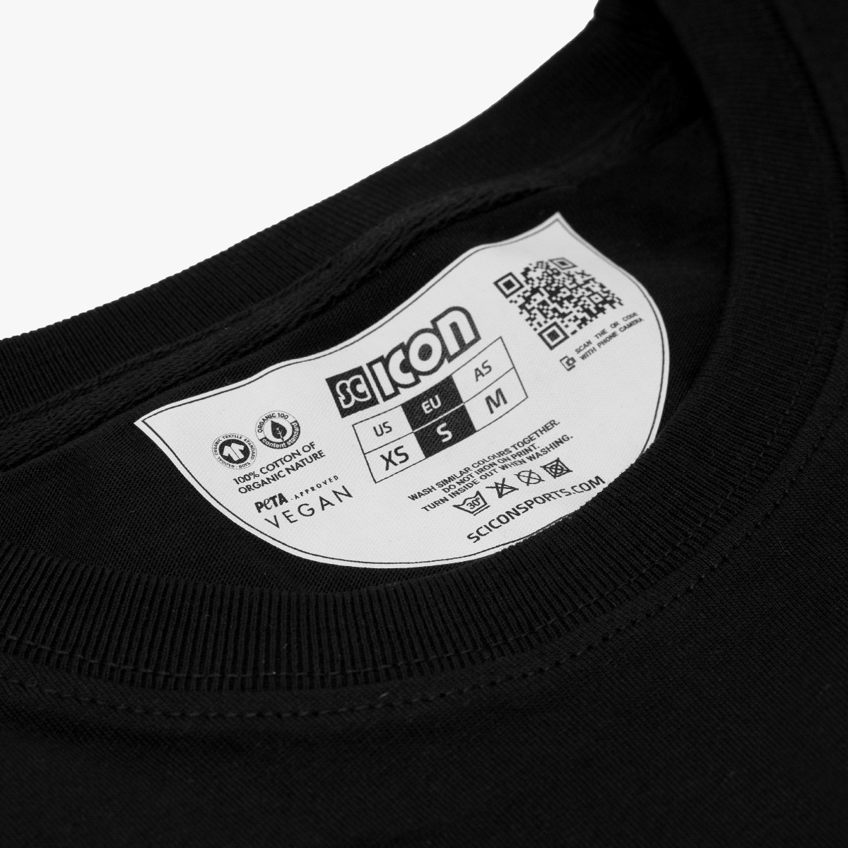 Scicon Sports | SC #IOVADOINBICI Logo Lifestyle Cotton T-shirt - Black - TS61862