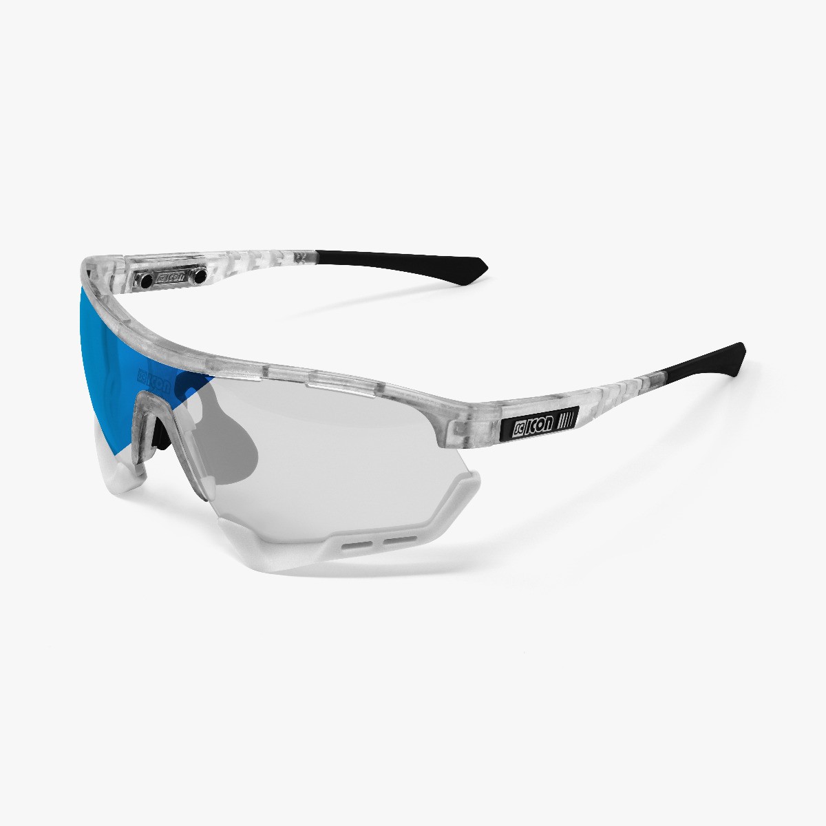 Scicon Sports | Aerotech Sport Performance Sunglasses - Frozen / Photochromic Blue - EY14130502