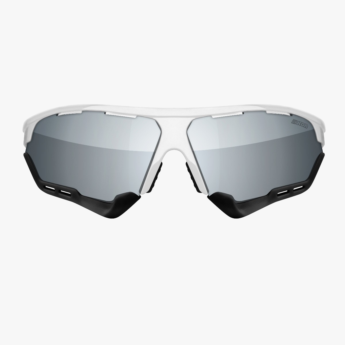 Scicon Sports | Aerocomfort Sport Cycling Performance Sunglasses - White / Silver - EY15080405
