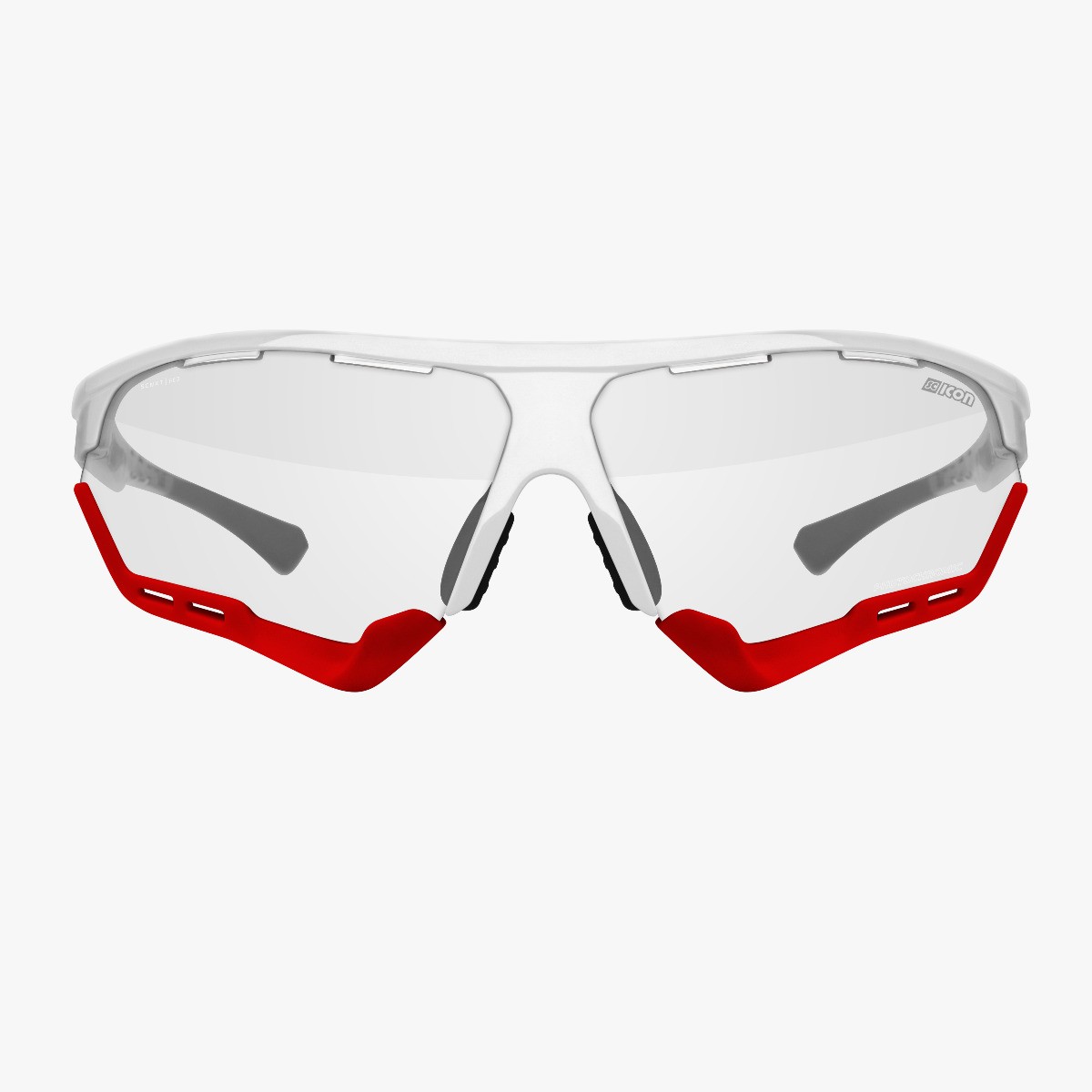 Scicon Sports | Aerocomfort Sport Cycling Performance Sunglasses - White Gloss / Photocromatic Red - EY15160403
