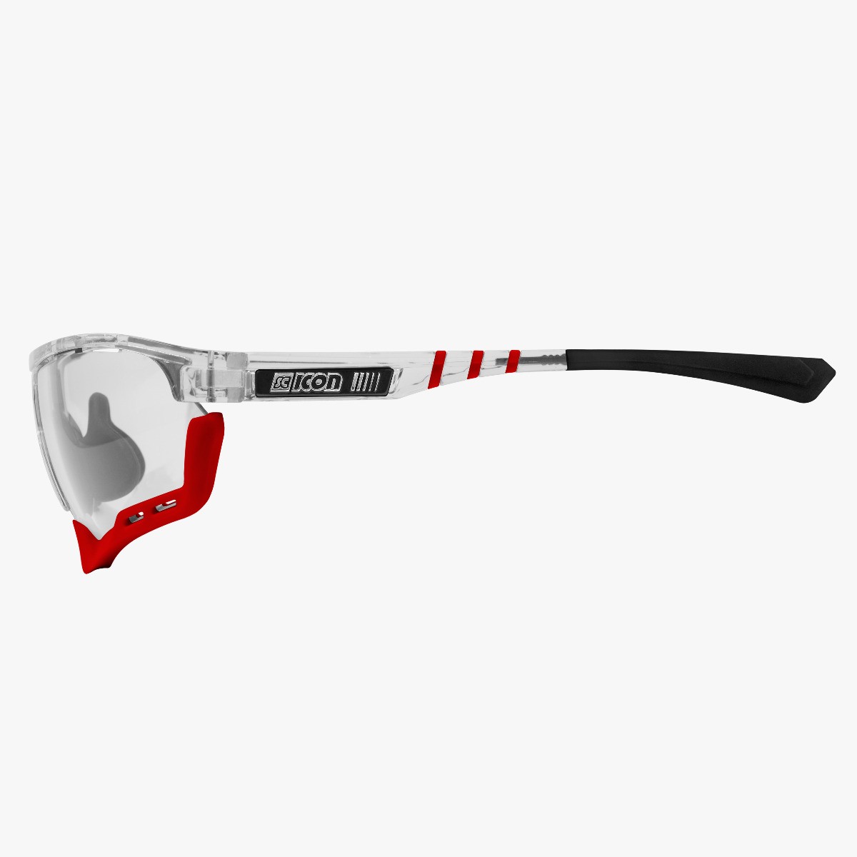 Scicon Sports | Aerocomfort Sport Cycling Performance Sunglasses - Crystal Gloss / Photocromatic Red - EY15160703
